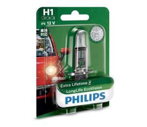 Autožiarovka Philips ECO VISION 12258LLECOB1 H1 P14,5s/55W/12V Phil-12258LLECOB1