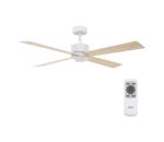 Lucci air 213171 - LED Stropný látor NEWPORT drevo/biela/béžová + DO 213171