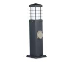 Vonkajšia lampa so zásuvkami 1xE27/13W/230V IP44 8822