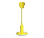LED Luster na lanku 1xE27/15W/230V 6000K žltá EKZA1559