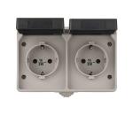 Vonkajšia zásuvka SCHUKO 250V/16A IP44 2Z A1396.1