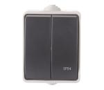 Spínač domový sériový 250V/10A IP54 A1398.1