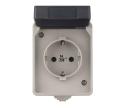 Vonkajšia zásuvka SCHUKO 250V/16A IP44 A1396