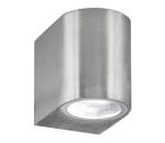 Searchlight - LED Vonkajšie nástenné svietidlo LEDO 1xGU10/3W/230V IP44 strieborná 8008-1SS-LED