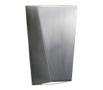 Searchlight - LED Vonkajšie nástenné svietidlo OUT 2xGU10/3W/230V IP44 strieborná 5600-2SS-LED