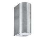 Searchlight 8008-2SS-LED - Vonkajšie nástenné svietidlo LEDO 2xGU10/6W/230V IP44 8008-2SS-LED