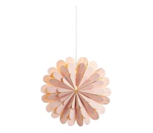 Markslöjd 705307 - Vianočná dekorácia MARIGOLD 1xE14/25W/230V 60 cm ružová 705307
