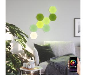 Nanoleaf NL42-0002HX-9PK- SADA 9x LED RGB Stmievateľný panel HEXAGON LED/2W/230V NL42-0002HX-9PK