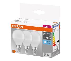SADA 3x LED Žiarovka P40 E14/4,9W/230V 4000K - Osram 4058075429727