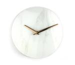 Nástenné hodiny 1xAAA mramorová/medená PZMGW