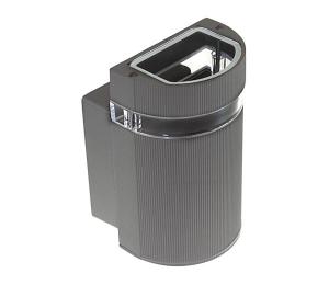 Vonkajšie nástenné svietidlo KORTEK 1xGU10/30W/230V IP54 šedá SKU012804