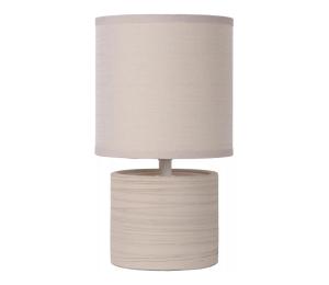 Lucide 47502/81/38 - Stolná lampa GREASBY 1xE14/40W/230V krémová 47502/81/38