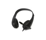 Drôtové slúchadlá s mikrofónom čierna FH4008B