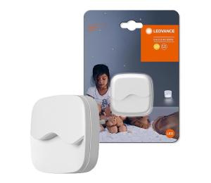 Ledvance - LED Nočné svietidlo do zásuvky so senzorom LUNETTA LED/0,5W/230V 4058075399662