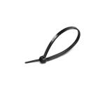 Plastové sťahovacie pásky 2,5x150mm 100ks čierna 11162