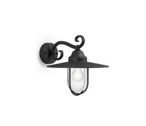 Philips Massive 16270/30/PN -Vonkajšie nástenné svietidlo 1xE27/60W/230V IP44 16270/30/PN