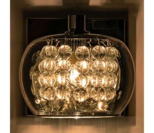 Zuma Line W0076-01A-B5FZ - Krištáľové nástenné svietidlo CRYSTAL 1xG9/42W/230V W0076-01A-B5FZ