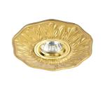 Ideal Lux LEDKO 115610 - Podhľadové svietidlo POLKA 1xGU10/50W/230V zlatá 115610