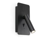 FARO Barcelona FARO 62118 - LED Nástenné bodové svietidlo SUAU LED/3W/230V čierna 62118