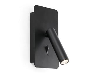 FARO Barcelona FARO 62118 - LED Nástenné bodové svietidlo SUAU LED/3W/230V čierna 62118