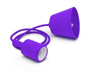 Luster na lanku ROXY 1xE27/60W/230V fialová GL-43999PR