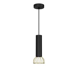 Luster na lanku DANTE 1xGU10/25W/230V čierna/zlatá MLP7248