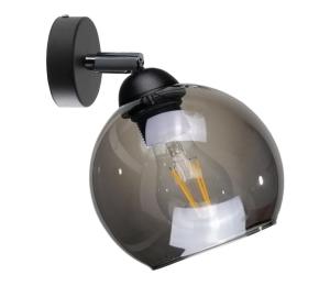 Keter Lighting Nástenné bodové svietidlo UNO 1xE27/60W/230V čierna 1218/22