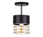 Keter Lighting Luster na tyči ROY 1xE27/60W/230V čierna 1151/22