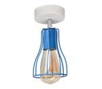 Prisadený luster TUBE II 1xE27/15W/230V modrá R-KM 1924/1K WT+BL