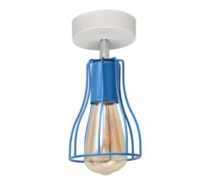 Prisadený luster TUBE II 1xE27/15W/230V modrá R-KM 1924/1K WT+BL