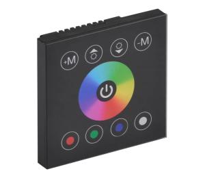 Dotykový spínač so stmievačom pre RGBW LED pásiky 12-24V 4-kanálový 318619