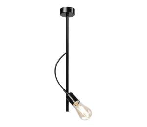 Luster na tyči TARO 1xE27/60W/230V čierna LM 1.145