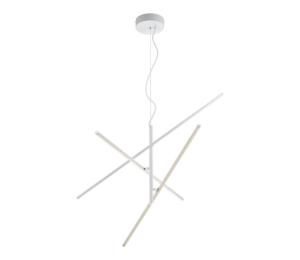 Trio - LED Stmievateľný luster na lanku TIRIAC 3xLED/8,5W/230V biela 371610331
