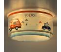 Dalber 60616 - Detské stropné svietidlo POLICE 2xE27/60W/230V 60616