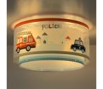 Dalber 60616 - Detské stropné svietidlo POLICE 2xE27/60W/230V 60616