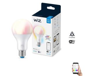 LED RGBW Stmievateľná žiarovka A67 E27/13W/230V 2200-6500K CRI 90 Wi-Fi -WiZ 8718699786199