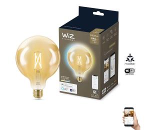 LED Stmievateľná žiarovka VINTAGE G125 E27/6,7W/230V 2000-5000K CRI 90 Wi-Fi - WiZ 871869978681601