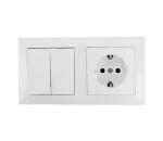 B.V.  - Spínač domový so zásuvkou 1x16A/250V 240100LUU