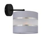 Nástenné svietidlo HELEN 1xE27/15W/230V šedá/čierna KK-0801/1 BK-B +GR+SL+MAT