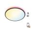 WiZ - LED RGBW Stmievateľné stropné svietidlo RUNE LED/21W/230V čierna Wi-Fi 8719514554290