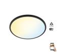 WiZ - LED Stmievateľné stropné svietidlo SUPERSLIM LED/32W/230V čierna Wi-Fi 8720169071018