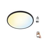 WiZ - LED Stmievateľné stropné svietidlo SUPERSLIM LED/32W/230V čierna Wi-Fi 8720169071018