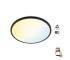 WiZ - LED Stmievateľné stropné svietidlo SUPERSLIM LED/32W/230V čierna Wi-Fi 8720169071018
