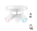 WiZ - LED RGBW Stmievateľné bodové svietidlo IMAGEO 3xGU10/4,9W/230V biela Wi-Fi 8719514554511