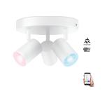 WiZ - LED RGBW Stmievateľné bodové svietidlo IMAGEO 3xGU10/4,9W/230V biela Wi-Fi 8719514554511