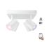 WiZ - LED RGBW Stmievateľné bodové svietidlo IMAGEO 4xGU10/4,9W/230V biela Wi-Fi 8719514554559