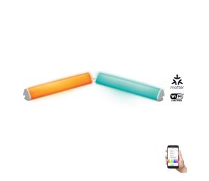 WiZ - SADA 2x LED RGBW Stmievateľná lampa BAR LED/5,5W/230V Wi-Fi 8719514554177