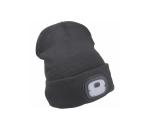 Extol - Čiapka s čelovkou a USB nabíjaním 250 mAh tmavošedá veľ. UNI 43452