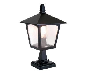 Elstead - Vonkajšia lampa YORK 1xE27/100W/230V IP43 BL7-BLACK