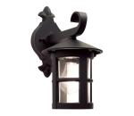 Elstead - Vonkajšie nástenné svietidlo HEREFORD 1xE27/100W/230V IP43 BL21-BLACK-E27